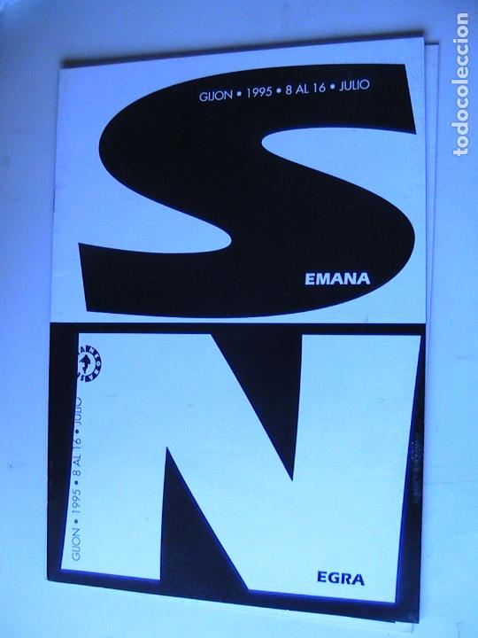 Cat&aacute;logos publicitarios: CAT&Aacute;LOGO SEMANA NEGRA GIJ&Oacute;N 1995.