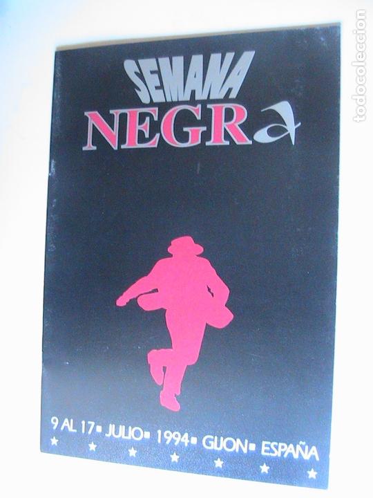 Cat&aacute;logos publicitarios: CAT&Aacute;LOGO SEMANA NEGRA GIJ&Oacute;N 1994.