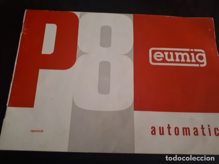 Werbekataloge: manual libro de instrucciones del proyector 8 mm eumig automatic