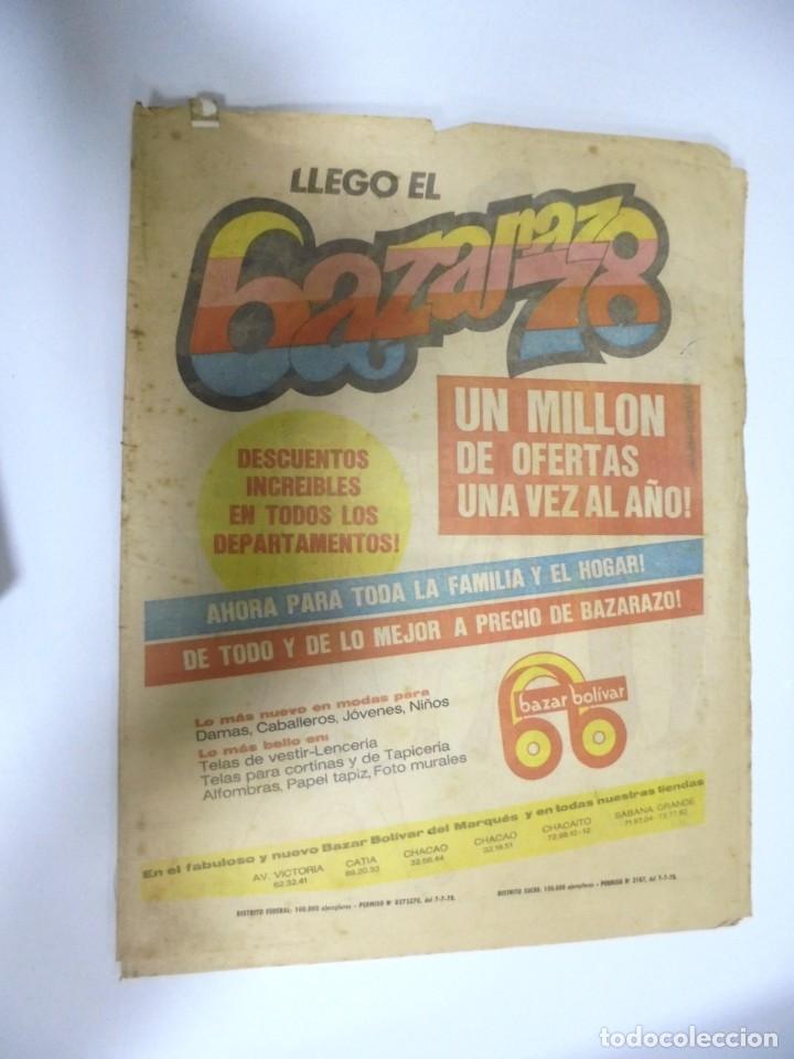 Werbekataloge: CATALOGO PUBLICITARIO. VENEZUELA. 1978. BAZAR BOLIVAR. LLEGO EL BAZARAZO. VER FOTOS
