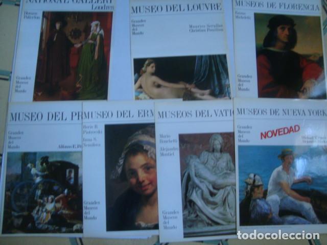 Cat&aacute;logos publicitarios: PUBLICIDAD 7 L&Aacute;MINAS GRANDES MUSEOS DEL MUNDO: NATIONAL GALLERY MUSEO DEL LOUVRE FLORENCIA EL PRADO