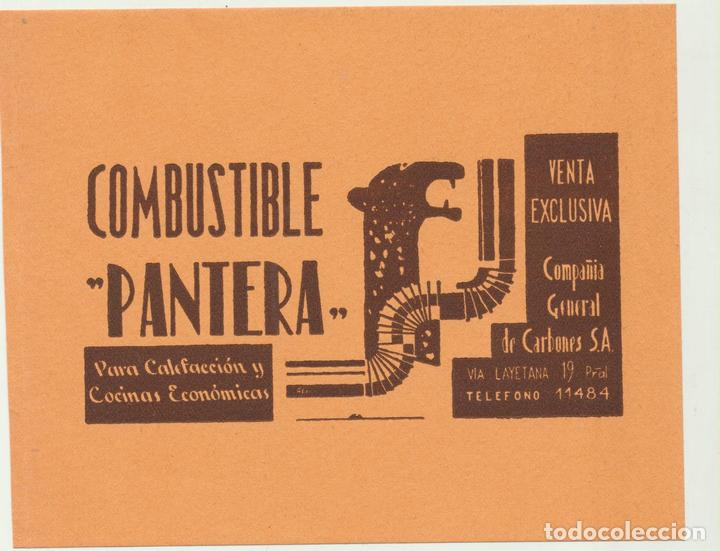 Werbekataloge: Publicidad (11x13,5) Combustible Pantera. 193?
