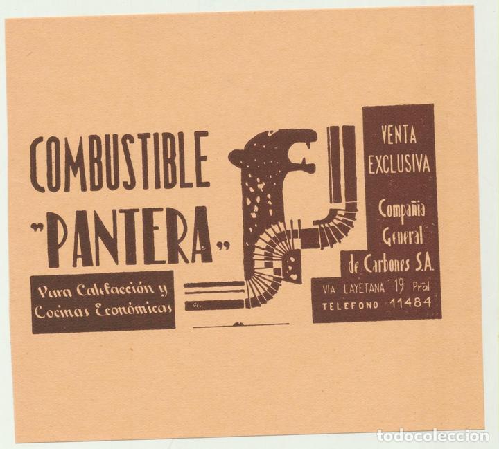 Werbekataloge: Publicidad (11x13,5) Combustible Pantera. 193?