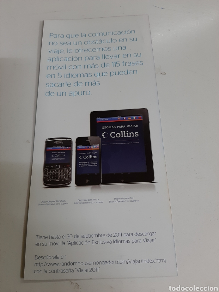 Cat&aacute;logos publicitarios: Viajar BBVA Collins idiomas - Foto 2