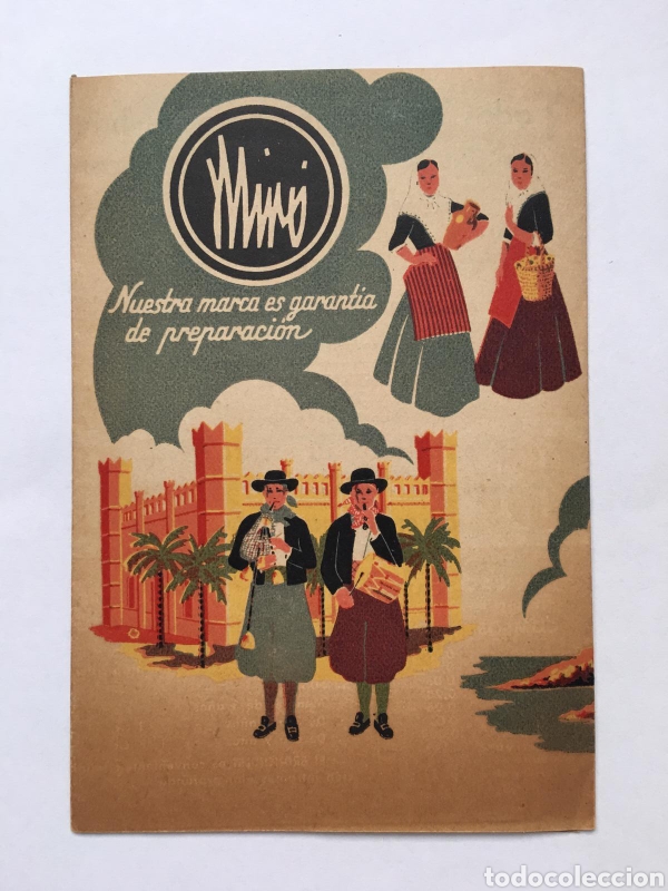 Cataloghi pubblicitari: Catalago publicitario Productos Mir&oacute; con calendario a&ntilde;o 1942