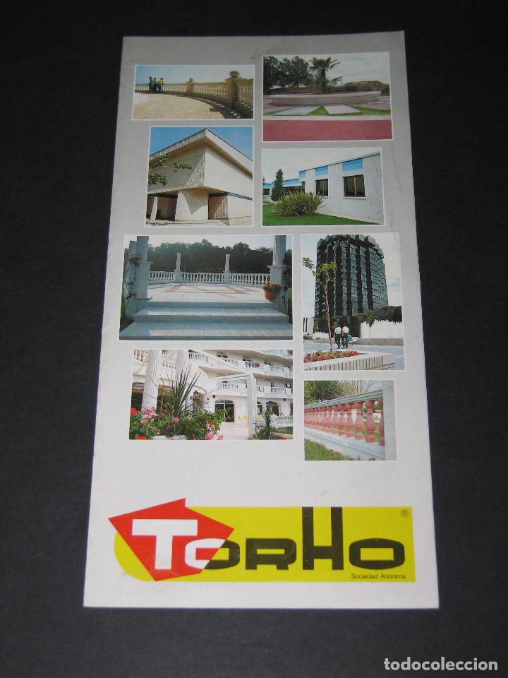 Cat&aacute;logos publicitarios: Folleto / Tr&iacute;ptico - TORHO - 1987 - Materiales de Construcci&oacute;n - Foto 1