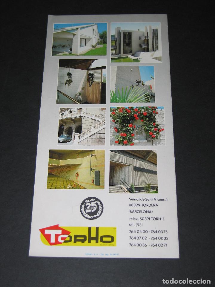 Cat&aacute;logos publicitarios: Folleto / Tr&iacute;ptico - TORHO - 1987 - Materiales de Construcci&oacute;n - Foto 2