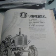 Catálogos publicitarios: UTB UNIVERSAL. TRACTOR. PUBLICIDAD AÑOS 60. DISTRIBUIDOR VIDAURRETA Y CIA S.A. MADRID
