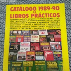 Catálogos publicitarios: CATALOGO 1989-90 DE LIBROS PRÁCTICOS