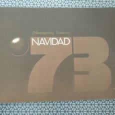 Catálogos publicitarios: CATALOGO MANTEQUERIAS LEONESAS NAVIDAD'73. Lote 170505537