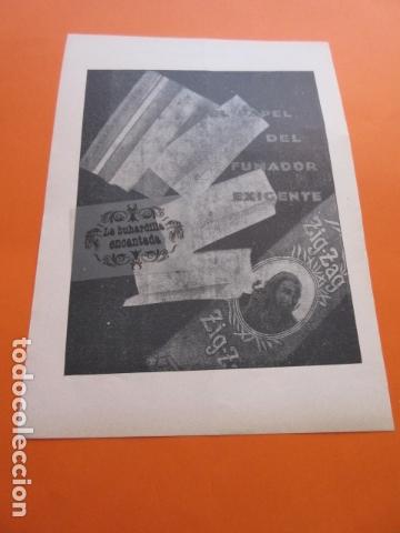 Cat&aacute;logos publicitarios: PUBLICIDAD A&Ntilde;O 1929 - COLECCION TABACO - PAPEL DE FUMAR SIG - ZAG