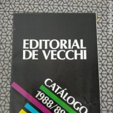 Catálogos publicitarios: CATALOGO EDITORIAL DE VECCHI 1988/89