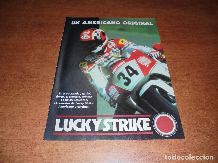 Cat&aacute;logos publicitarios: PUBLICIDAD 1992: LUCKY STRIKE - Foto 1