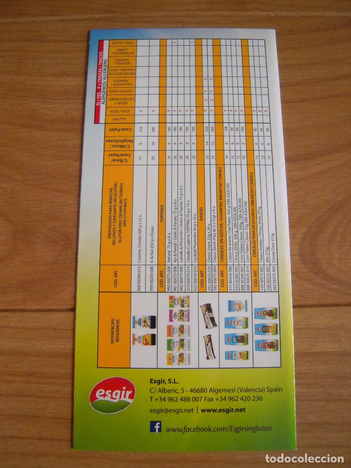Cat&aacute;logos publicitarios: Tr&iacute;ptico productos esgir - Foto 2