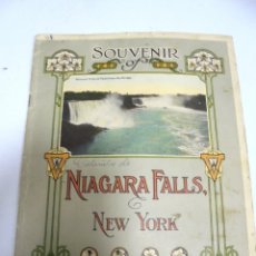 Catálogos publicitarios: FOLLETO TURISTICO. SOUVENIR OF NIAGARA FALLS. NEW YORK. AÑOS 20. ILUSTRADO A COLOR