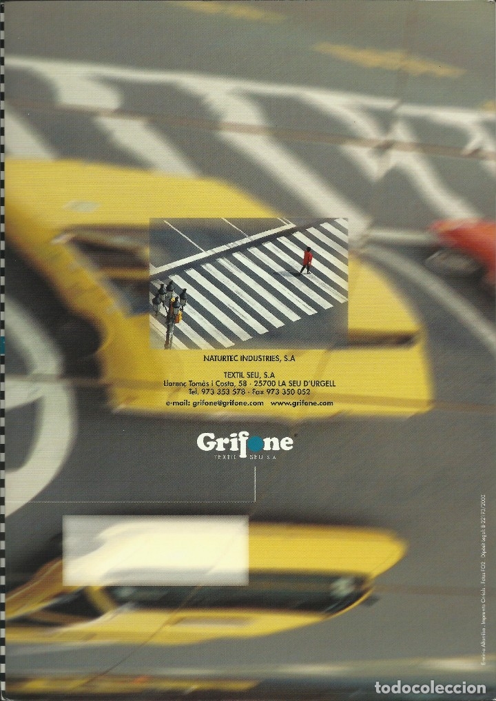 Cat&aacute;logos publicitarios: Catalogo Grifone Textil 2000 - Foto 2