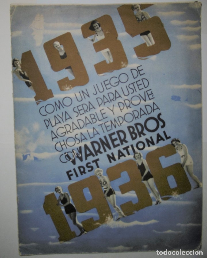 Advertising Catalogs: CAT&Aacute;LOGO WARNER BROS 1935-1936