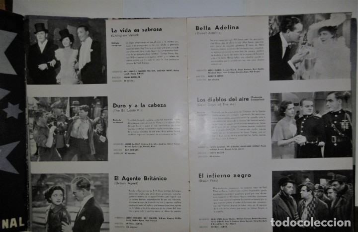 Cat&aacute;logos publicitarios: CAT&Aacute;LOGO WARNER BROS 1935-1936 - Foto 4