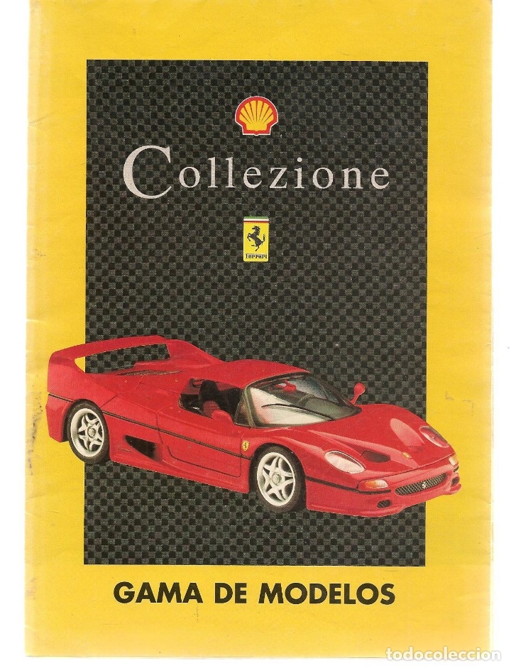 Cat&aacute;logos publicitarios: CAT&Aacute;LOGO: COLLEZIONE FERRARI. GAMA DE MODELOS. (C/A2)