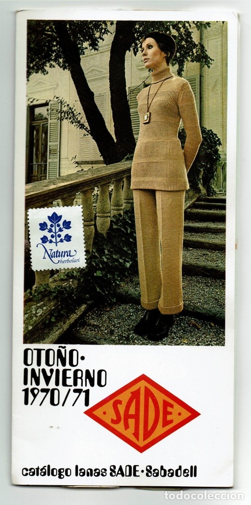 Cat&aacute;logos publicit&aacute;rios: C&aacute;t&aacute;logo lanas SADE Sabadell / Oto&ntilde;o - Invierno 1970 / 71