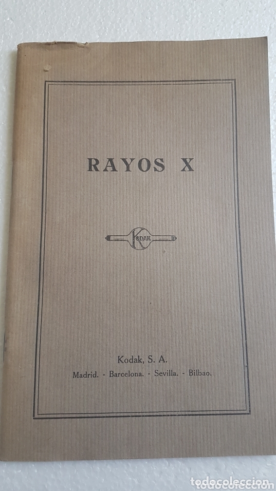 Advertising Catalogs: Libro rayos x Kodak 1930