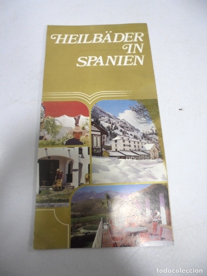Cat&aacute;logos publicit&aacute;rios: FOLLETO PUBLICITARIO. HEILB&Auml;DER IN SPANIEN. EN ALEMAN. ILUSTRADO EN COLOR. VER