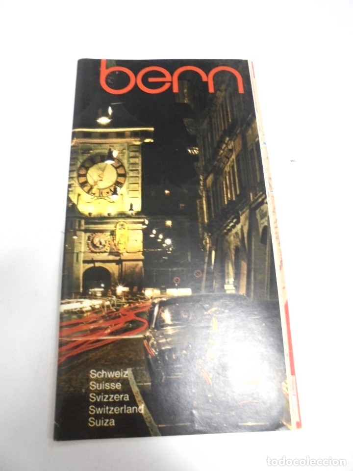 Cat&aacute;logos publicit&aacute;rios: FOLLETO PUBLICITARIO. BERN. SUIZA. CON MAPA E ILUSTRACIONES. VER FOTOS