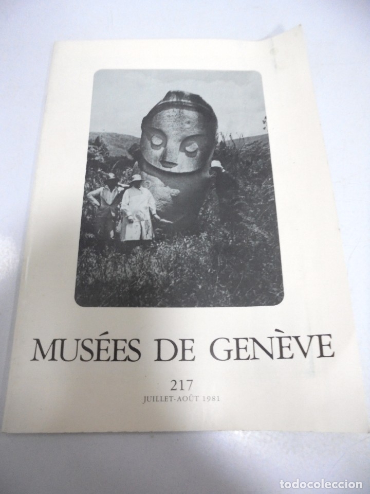Cat&aacute;logos publicit&aacute;rios: CATALAGO PUBLICITARIO. MUSEES DE GENEVE. 1981. ILUSTRADO. VER FOTOS