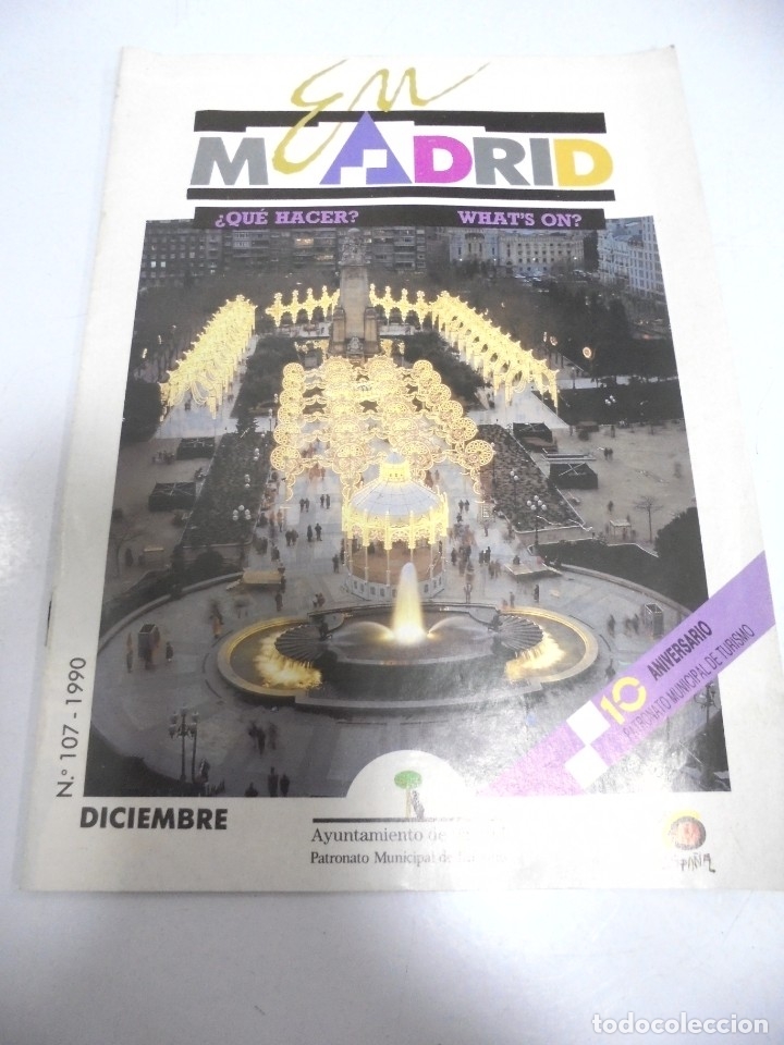 Cat&aacute;logos publicit&aacute;rios: CATALAGO PUBLICITARIO. EN MADRID. QUE HACER. N&ordm; 107. A&Ntilde;O 1990