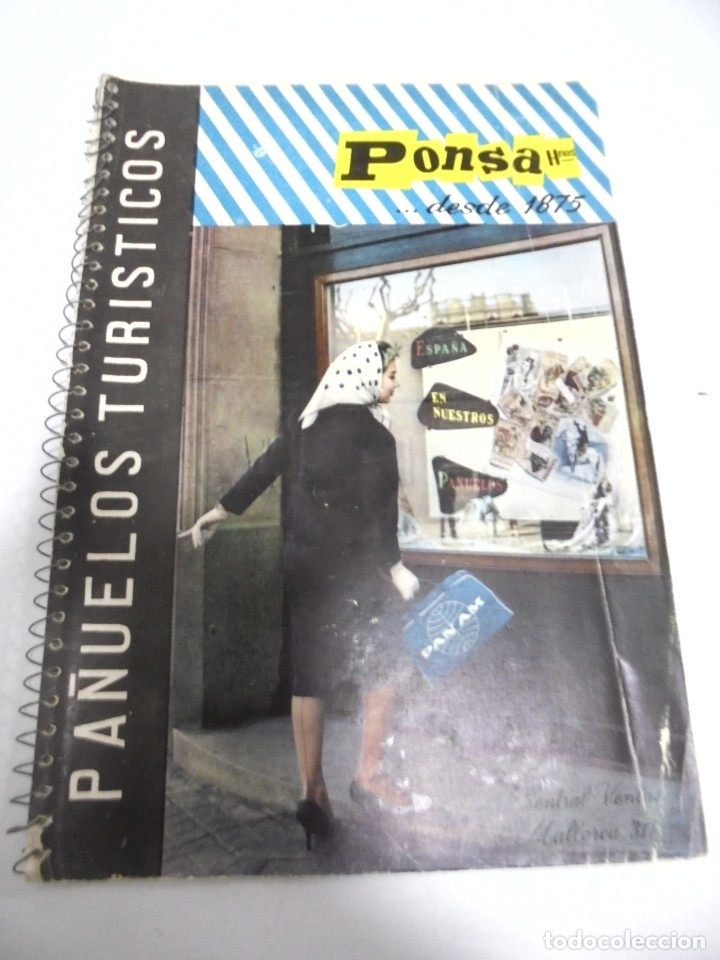 Cat&aacute;logos publicit&aacute;rios: CATALOGO PUBLICITARIO. PONSA HNOS. DESDE 1875. PA&Ntilde;UELOS TURISTICOS. ILUSTRADO. VER FOTOS