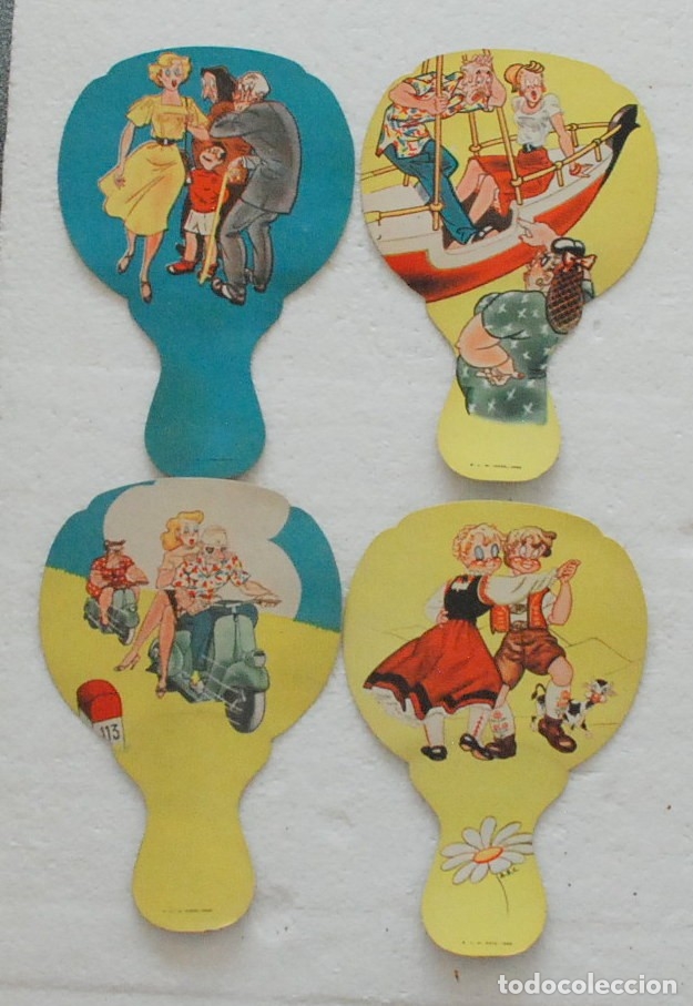 Cat&aacute;logos publicitarios: COLECCION PAI PAI PUBLICIDAD CHOCOLATES Y TES ROYAL - LA PAJARITA ALBACETE 1959 PAY PAY