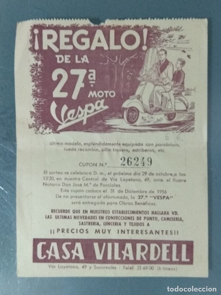 Catalogues publicitaires: CASA VILARDELL - FOLLETO PUBLICITARIO (BARCELONA).