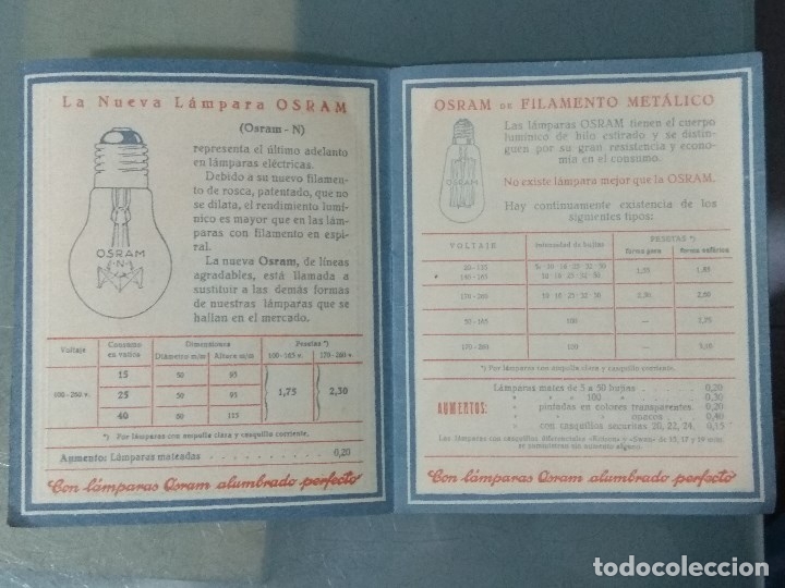 Cat&aacute;logos publicitarios: OSRAM - CATALOGO A&Ntilde;O 1926. - Foto 2