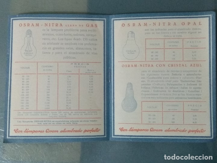 Cat&aacute;logos publicitarios: OSRAM - CATALOGO A&Ntilde;O 1926. - Foto 3