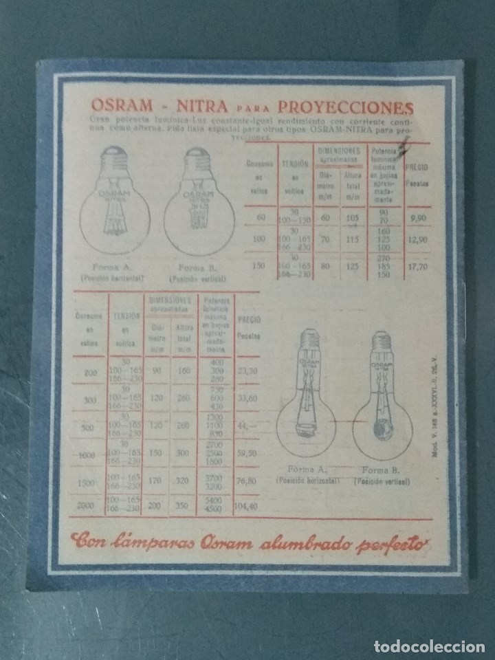 Cat&aacute;logos publicitarios: OSRAM - CATALOGO A&Ntilde;O 1926. - Foto 6