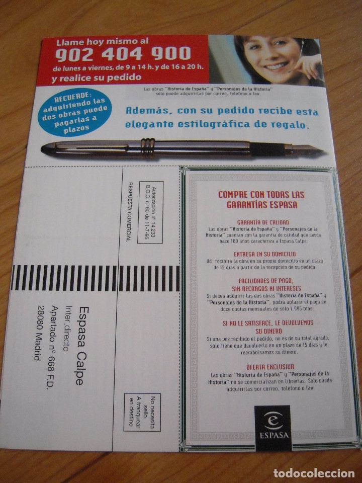 Cat&aacute;logos publicitarios: Folleto Selecci&oacute;n Espasa - Foto 2