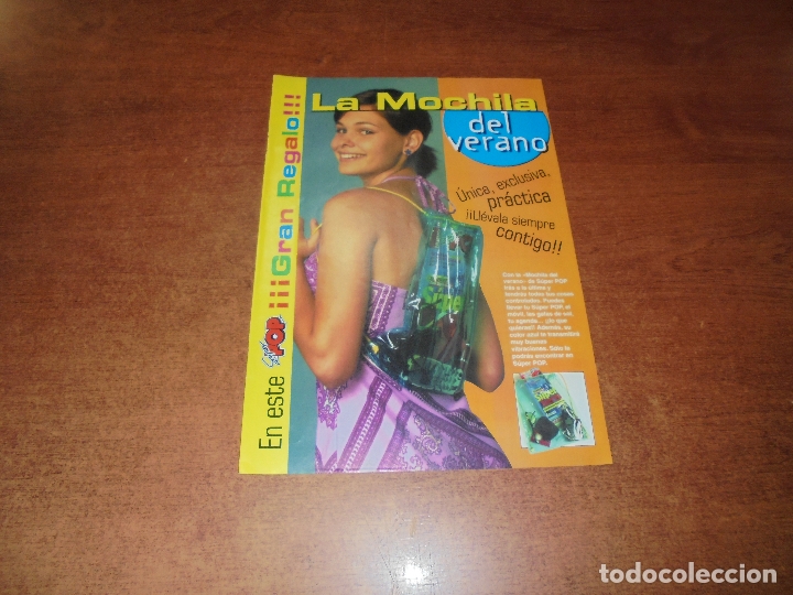 Cat&aacute;logos publicitarios: PUBLICIDAD A&Ntilde;O 2000: PUBLICIDAD PROMOCI&Oacute;N REVISTA SUPER POP.