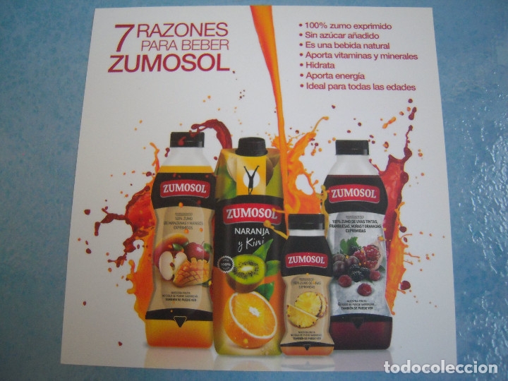 Cat&aacute;logos publicitarios: Folleto Zumosol - Foto 1