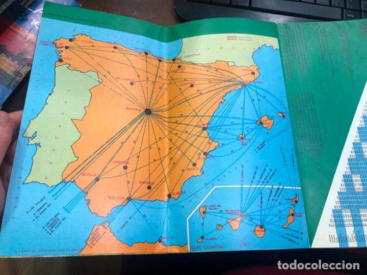 Cat&aacute;logos publicitarios: MAPA DE COMUNICACIONES DE ESPA&Ntilde;A A&Ntilde;OS 70 - Foto 2
