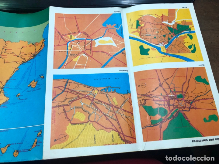 Cat&aacute;logos publicitarios: MAPA DE COMUNICACIONES DE ESPA&Ntilde;A A&Ntilde;OS 70 - Foto 3