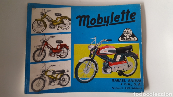 Catalogues publicitaires: CATALOGO MOBYLETTE