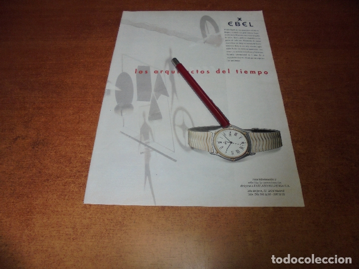 Cataloghi pubblicitari: PUBLICIDAD 1993: RELOJ EBEL