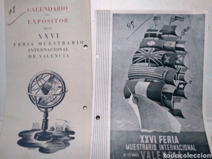 Advertising Catalogs: FERIA INTERNACIONAL VALENCIA. 1948. ANTIGUA PUBLICIDAD.