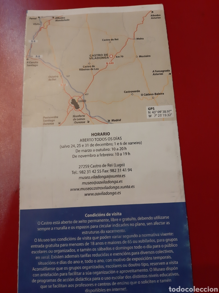 Cat&aacute;logos publicitarios: Museo do castro Viladonga Lugo - Foto 2