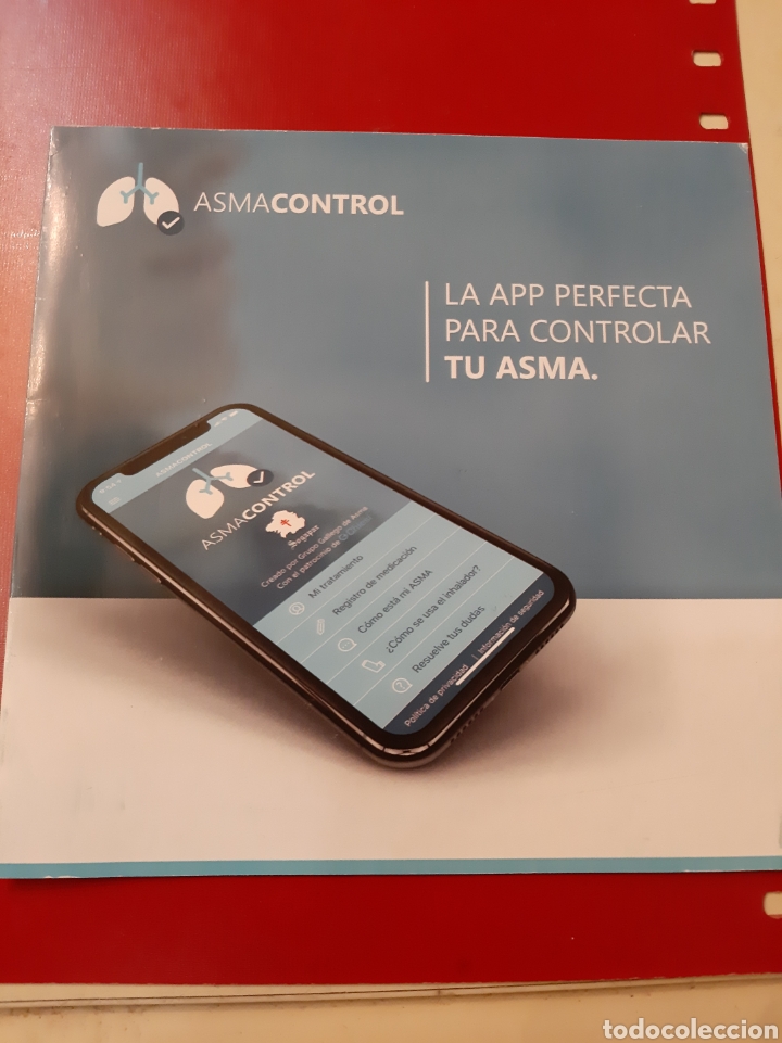 Cat&aacute;logos publicitarios: Asma control app - Foto 1