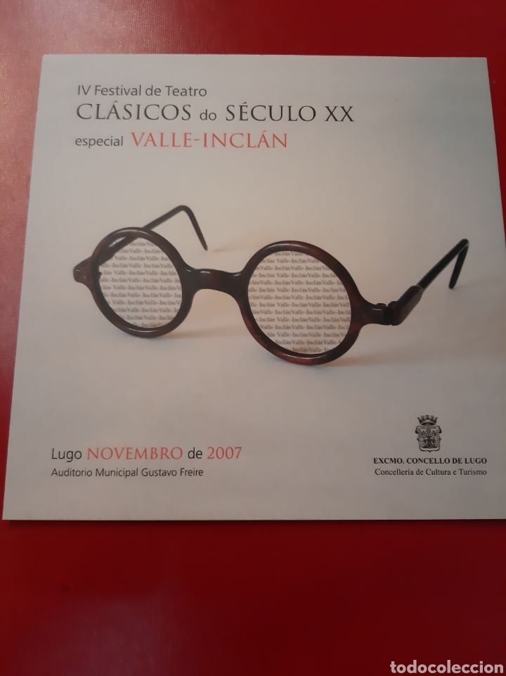 Catalogues publicitaires: Lugo festival cl&aacute;sico seculo xx Valle Incl&aacute;n 2007