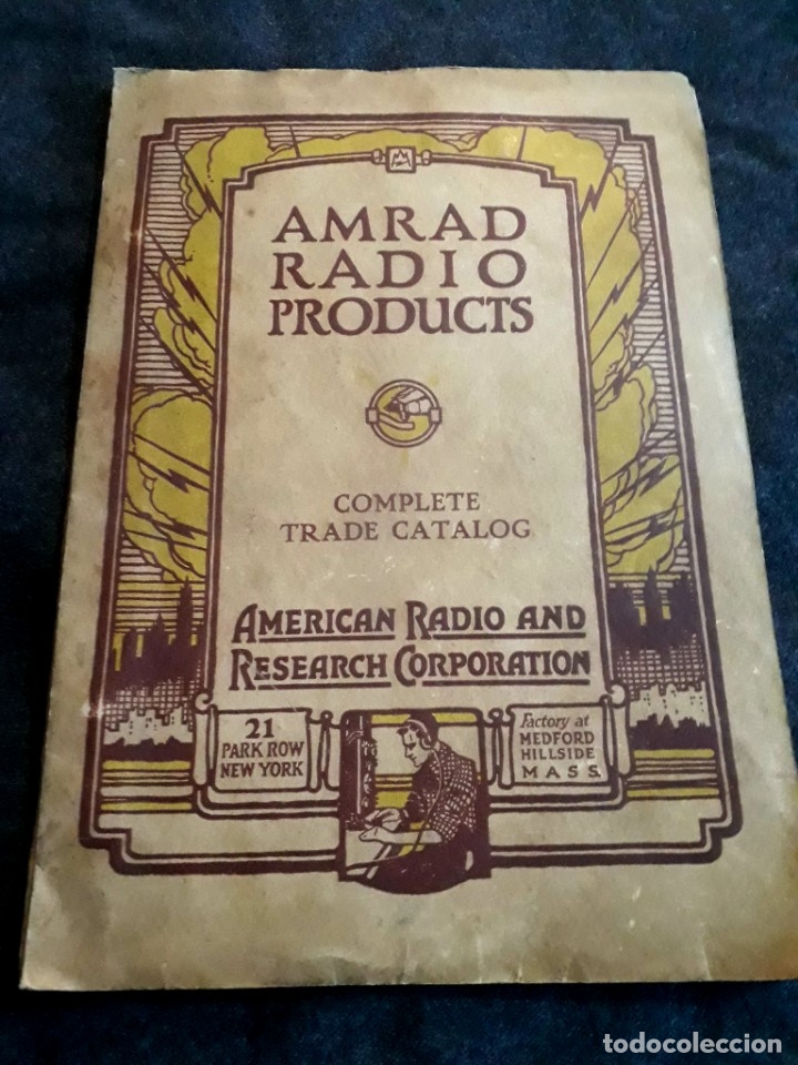 Cat&aacute;logos publicitarios: Cat&aacute;logo Amrad Radio Products American Research Electrotypes Transmitting transmisi&oacute;n electrotipos