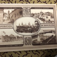 Catálogos publicitarios: IMPRESO EXPOSICION DE BARCELONA 1930 - CON 5 VISTAS DE LA EXPOSICION. Lote 177081209