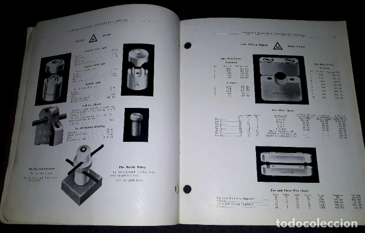 Cat&aacute;logos publicitarios: Cat&aacute;logo Electrical porcelain insulations. Illinois Aislamientos el&eacute;ctricos de porcelana