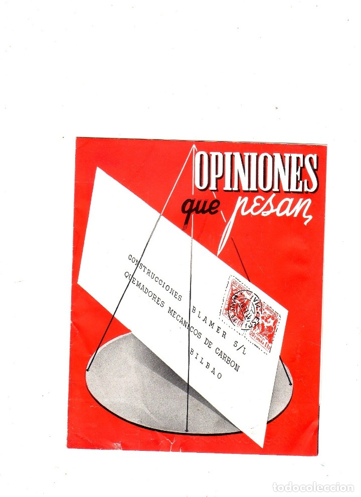 Werbekataloge: CATALOGO PUBLICITARIO BLAMER. QUEMADORES MECANICOS. VER FOTOS.